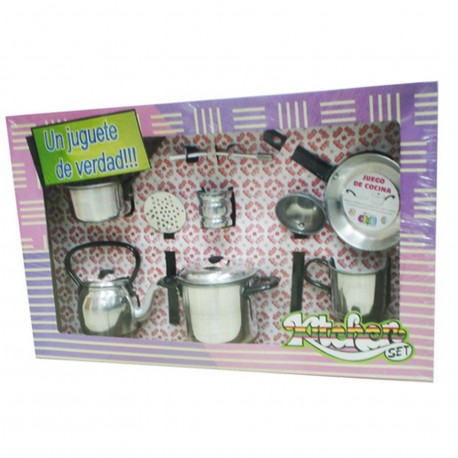 321 Mini Bateria Cocina Metal 11 Piezas