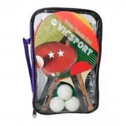 9802 Ping Pong 2 Paletas Red En Bolso