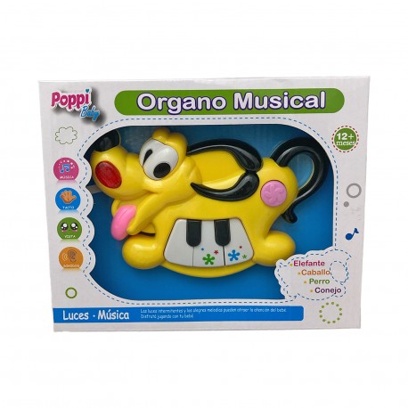 Wd3637-40 Organo Con Formas De Animales Con Sonido Y Luces