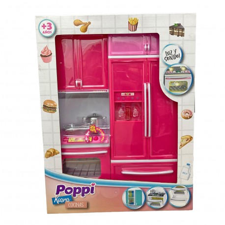 Set Cocina Chica Luz Y Sonido 2 Modulos 27X9.6X35 Cm