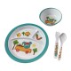 Ba-25389 Plato De Bebe Melamina X 4 Piezas