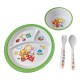 Ba-25389 Plato De Bebe Melamina X 4 Piezas