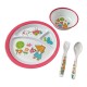 Ba-25389 Plato De Bebe Melamina X 4 Piezas