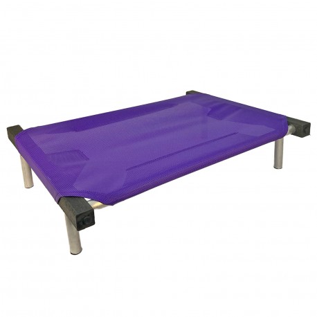 C60-3 Cama Catre Perros Chica Violeta 45 X 60 Cm Ploppy-Pets