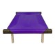 C60-3 Cama Catre Perros Chica Violeta 45 X 60 Cm Ploppy-Pets