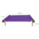 C60-3 Cama Catre Perros Chica Violeta 45 X 60 Cm Ploppy-Pets