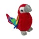 2492 Lorito 20 Cm 3 Colores Con Sonido