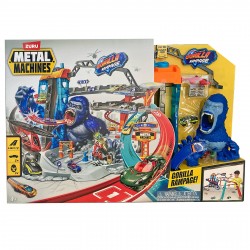 6726 Metal Machines Great Playset Gorilla Attack X 3 Mts