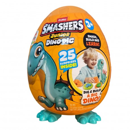 74115 Smashers Dino Dig Large Egg 25 Surprises