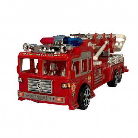 Ba-02001 Camion De Bomberos A Friccion
