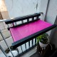 C30-4 Cama Colgante Balconera Gatos Fucsia 55 X30 X12 Cm Ploppy-Pets