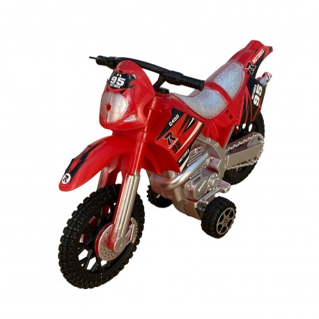 Moto Enduro 20 Cm Friccion 4 Ruedas Burbuja Hw23087664