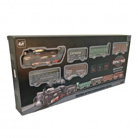 Tren A Pilas 50 Cm 23 Piezas En Caja Hw20111510