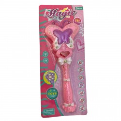 Varita Magica 30 Cm Mariposa A Pilas En Blister Hwa788440