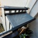 C30-2 Cama Colgante Balconera Gatos Gris 55 X 30 X 12 Cm Ploppy-Pets