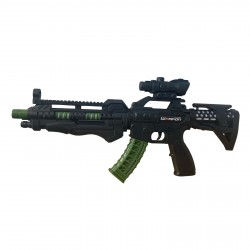 Ametralladora 40 Cm A Pilas Con Luz Y Sonido En Caja 2772638