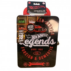 Hwcc22B Car Case Metalico Vintage Hot Wheels Guarda Autos Y Coches