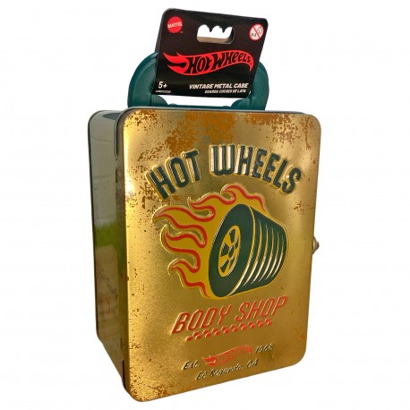 Hwcc22G Car Case Metalico Vintage Hot Wheels