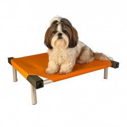 C50-7 Cama Catre Perros Mini Naranja 45 X 50 Cm Ploppy-Pets