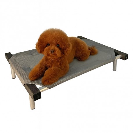 C60-2 Cama Catre Perros Chica Gris 45 X 60 Cm Ploppy-Pets