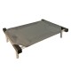C60-2 Cama Catre Perros Chica Gris 45 X 60 Cm Ploppy-Pets