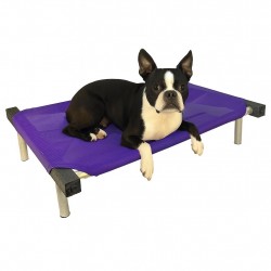 C60-3 Cama Catre Perros Chica Violeta 45 X 60 Cm Ploppy-Pets