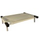 C60-5 Cama Catre Perros Chica Crudo 45 X 60 Cm Ploppy-Pets