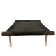 C75-1 Cama Catre Perros Mediana Negro 55 X 75 Cm Ploppy-Pets
