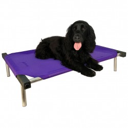 C75-3 Cama Catre Perros Mediana Violeta 55 X 75 Cm Ploppy-Pets