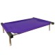 C75-3 Cama Catre Perros Mediana Violeta 55 X 75 Cm Ploppy-Pets