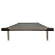 C90-2 Cama Catre Perros Grande Gris 65 X 90 Cm Ploppy-Pets