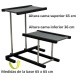 G65-2 Gimnasio Gato 2 Alturas 35-65 Cm Base 65X65 Cm Gris Cm Ploppy-Pets