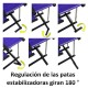G65-3 Gimnasio Gato 2 Alturas 35-65 Cm Base 65X65 Cm Violeta Ploppy-Pets