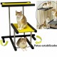 G65-6 Gimnasio Gato 2 Alturas 35-65 Cm Base 65X65 Cm Amarillo Ploppy-Pets