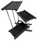 G90-1 Gimnasio Gato 3 Alturas 18/47/78 Cm Base 65X65 Cm Negro Ploppy-Pets