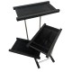 G90-1 Gimnasio Gato 3 Alturas 18/47/78 Cm Base 65X65 Cm Negro Ploppy-Pets