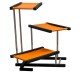 G90-7 Gimnasio Gato 3 Alturas 18/47/78 Cm Base 65X65 Cm Naranja Ploppy-Pets