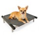 C50-2 Cama Catre Perros Mini Gris 45 X 50 Cm Ploppy-Pets