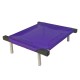 C50-3 Cama Catre Perros Mini Violeta 45 X 50 Cm Ploppy-Pets