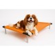 C60-7 Cama Catre Perros Chica Naranja 45 X 60 Cm Ploppy-Pets