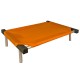 C60-7 Cama Catre Perros Chica Naranja 45 X 60 Cm Ploppy-Pets