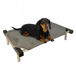 C75-2 Cama Catre Perros Mediana Gris 55 X 75 Cm Ploppy-Pets