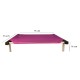 C75-4 Cama Catre Perros Mediana Fucsia 55 X 75 Cm Ploppy-Pets