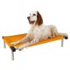 C75-7 Cama Catre Perros Mediana Naranja 55 X 75 Cm Ploppy-Pets