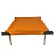 C75-7 Cama Catre Perros Mediana Naranja 55 X 75 Cm Ploppy-Pets