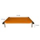 C75-7 Cama Catre Perros Mediana Naranja 55 X 75 Cm Ploppy-Pets