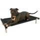 C90-1 Cama Catre Perros Grande Negro 65 X 90 Cm Ploppy-Pets