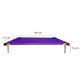 C90-3 Cama Catre Perros Grande Violeta 65 X 90 Cm Ploppy-Pets