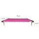C90-4 Cama Catre Perros Grande Fucsia 65 X 90 Cm Ploppy-Pets