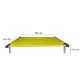 C90-6 Cama Catre Perros Grande Amarillo 65 X 90 Cm Ploppy-Pets